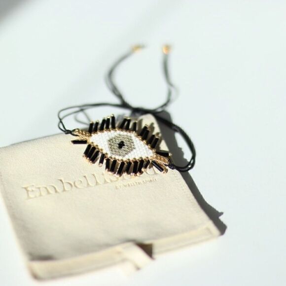 Miyuki Beaded Eye Bracelet Jewelry New in Box - Picture 5 of 5